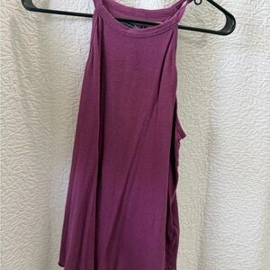Abercrombie & Fitch Plum High Neck Tank Top